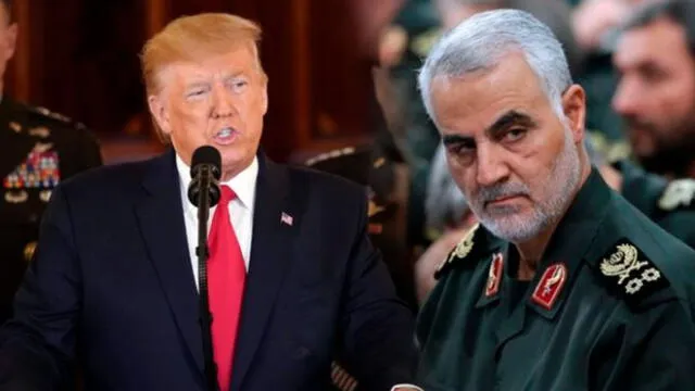 Presidente Donald Trump dice que Soleimani pensaba explotar la embajada de Estados Unidos en Irak. Foto: composición