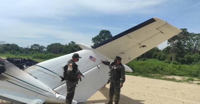Foto de la aeronave con matricula estadounidense. Foto: Ministro del Interior venezolano.