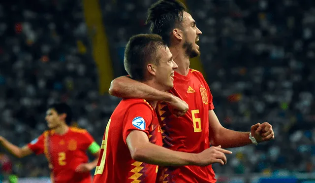 España campeón de la Eurocopa sub 21 tras vencer 2-1 a Alemania. Foto: EFE