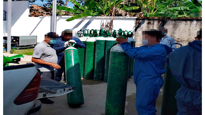 Fiscalía y Policía inspeccionaron planta de oxígeno de hospital de Tarapoto.