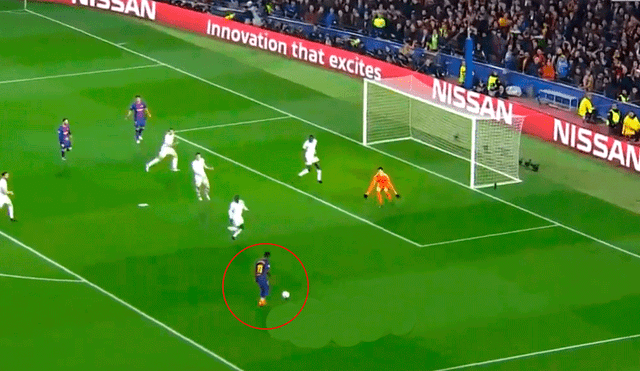 FC Barcelona vs. Chelsea: golazo de Dembelé tras pase de Lionel Messi [VIDEO]