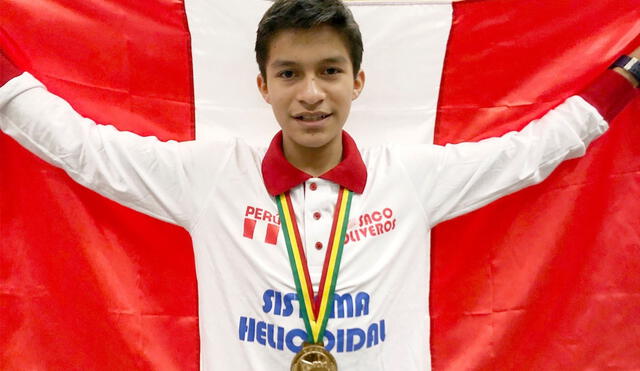 Escolar peruano, Mario Pariona Molocho, gana medalla de oro en olimpiada mundial de matemática / Crédito: Andina