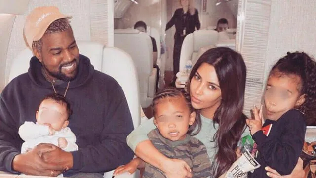Kim Kardashian comparte tierna imagen con sus hijos y seguidores la felicitan 