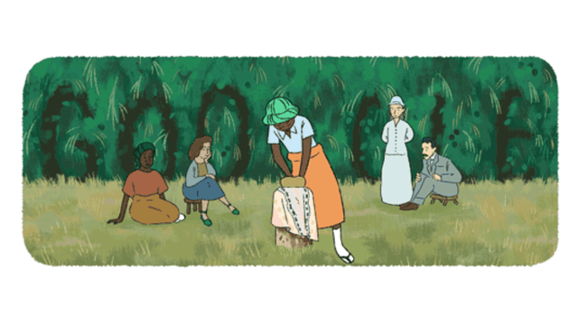 El doodle de Google rinde homenaje a la artista nigeriana Ladi Kwali. Foto: Captura de Google