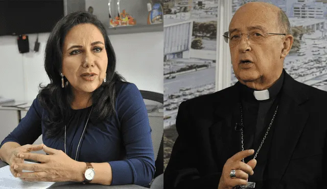 Gloria Montenegro agradece a cardenal Barreto por crítica a Fuerza Popular