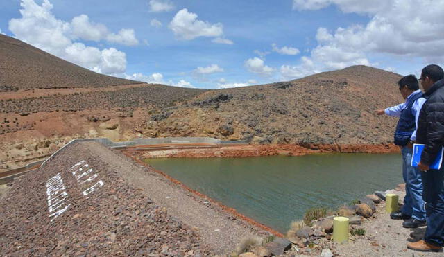 Represa de Pasto Grande se ubica en la región Moquegua. Foto: Andina.