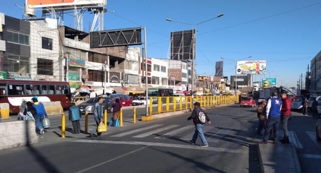 Defensoría del Pueblo identifica necesidad de semáforo en la plataforma comercial Avelino Cáceres