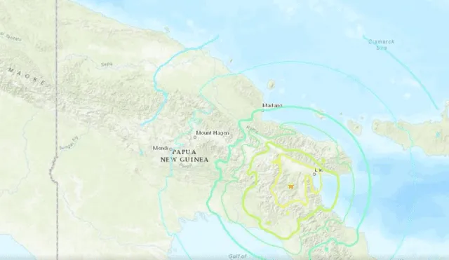Papúa Nueva Guinea en alerta por intenso terremoto de magnitud 7.2