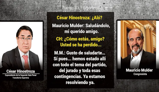 Mauricio Mulder enfrentaría juicio político por audios con César Hinostroza