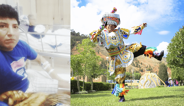 El hombre sufrió la fractura durante un accidente en un duelo de danza entre Ayacucho y Huancavelica.