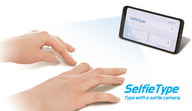 SelfieType, el teclado virtual "invisible" creado por Samsung.