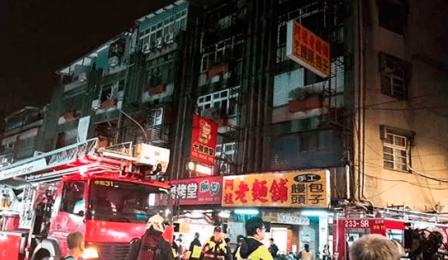Taiwán: incendio en hospital deja al menos 14 muertos