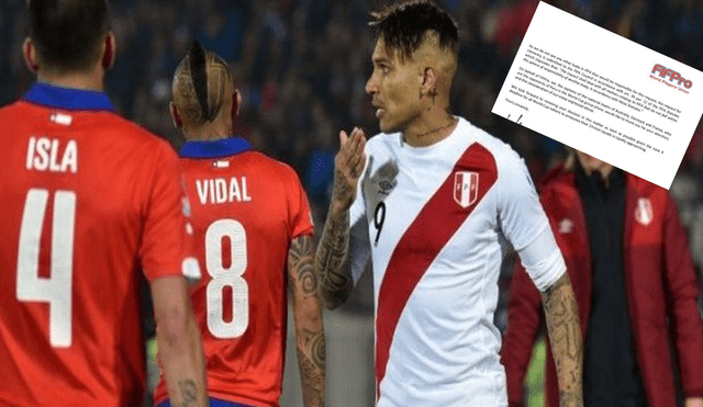Sindicato de Chile apoya a Paolo Guerrero para que juegue en Rusia 2018
