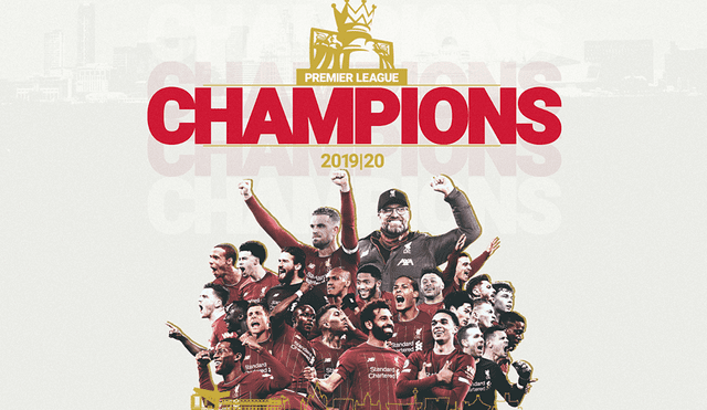 Liverpool le puso fin a 30 años sin campeonar en la Primera División de Inglaterra. Foto: @LFC