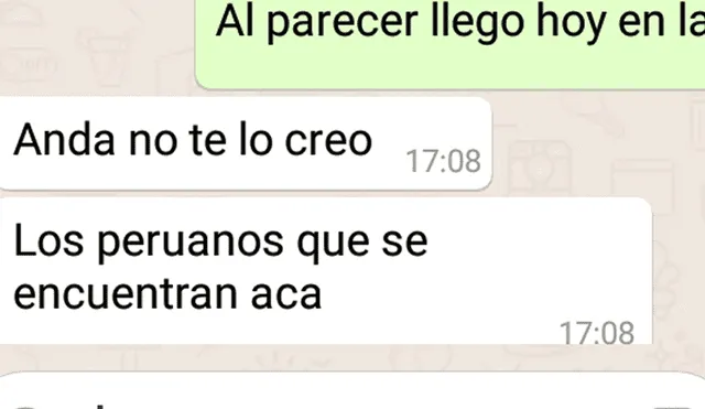 WhatsApp: le cuenta a su novio de España que César Hinostroza se fugó del Perú y así reacciona [FOTOS]