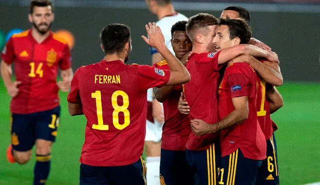 España y Suiza se miden en Madrid por la Liga de Naciones. Foto: EFE