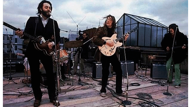 Concierto de The Beatles en la azotea cumple 50 años 