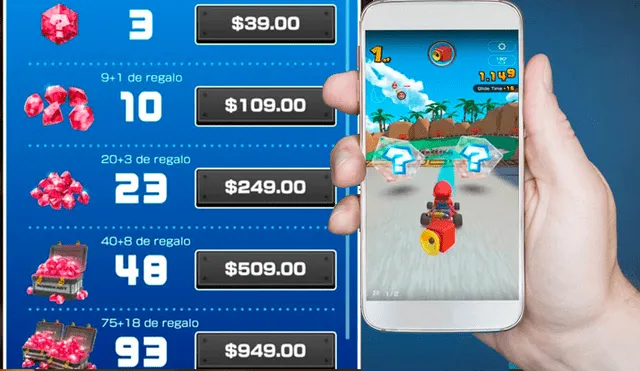 Mario Kart Tour destaca en descargas, pero no en generación de ingresos.