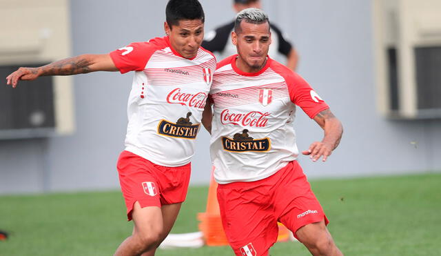 Miguel Trauco ya se encuentra entrenando con la selección peruana. Foto: FPF