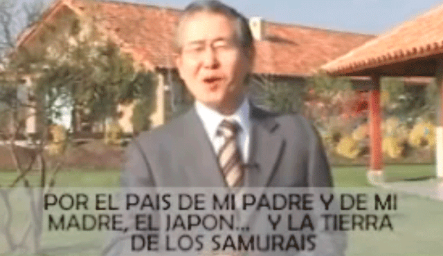 Facebook: El día que Alberto Fujimori se proclamó 'último samurái' para postular a senado