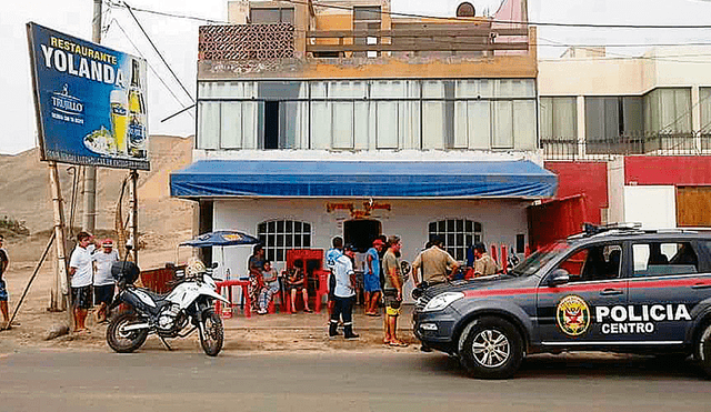 Sicarios asesinan de cuatro balazos a hijo de dueño de restaurante en Huanchaco