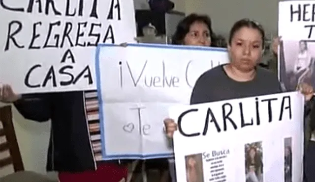 Carla García Dioses de 14 años desapareció el miércoles 2 de octubre. Su madre denunció que los efectivos de la Comisaría Sol de Oro de Los Olivos le dijeron que espere a que terminen de pintar las paredes de la dependencia para atenderla. (Foto: Captura video RPP)