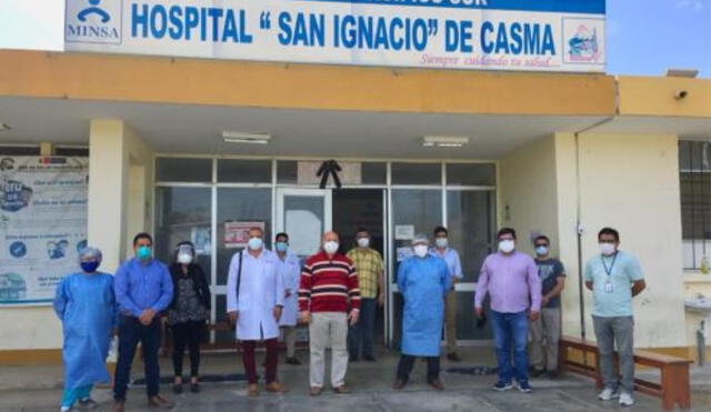 trabajadores hospital casma