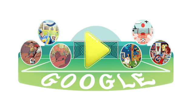 Mundial de fútbol: Las primeras selecciones homenajeadas por Google con doodle