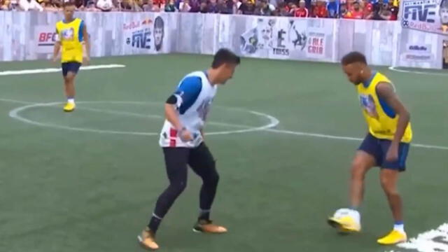 Neymar intentó burlarse de juvenil, pero terminó humillado | VIDEO