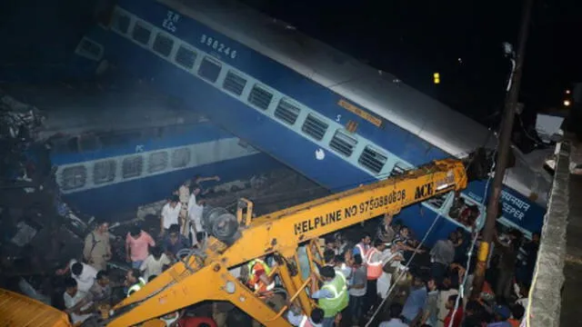 India: accidente de tren deja 23 muertos y 40 heridos