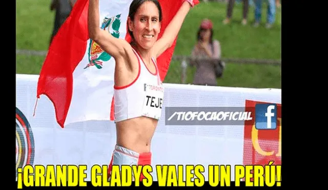 Juegos Panamericanos 2019: memes Gladys Tejeda luego de lograr medalla de oro en maratón. Foto: Facebook