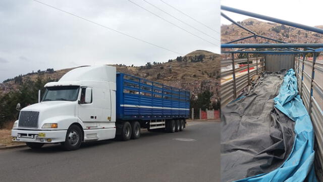 Trailer fue intervenido en la avenida Circunvalación en Puno