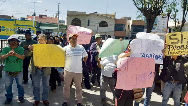 Agricultores de Ocoña piden que se dé luz verde a  hidroeléctrica OCO 2010
