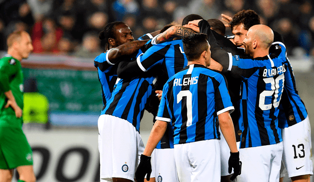 Inter vs Ludogorets: Neroazzurri ganaron 2-0 por la Europa League. Foto: EFE
