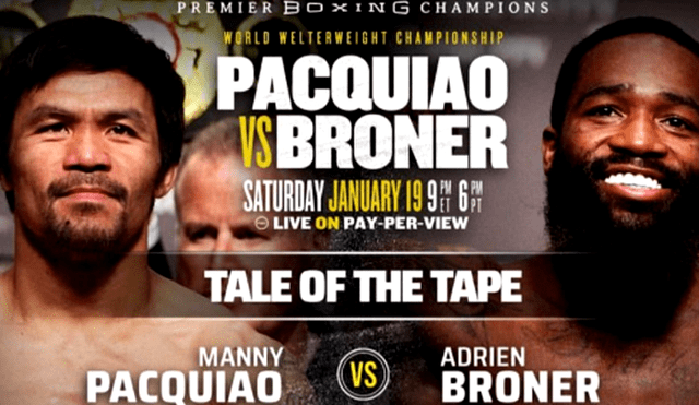 Manny Pacquiao venció a Adrien Broner con una gran muestra de boxeo técnico [VIDEO]