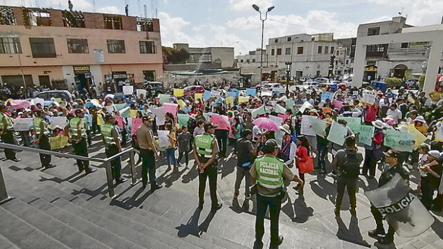 rechazo. Manifestantes apoyaron libertad de Candia.