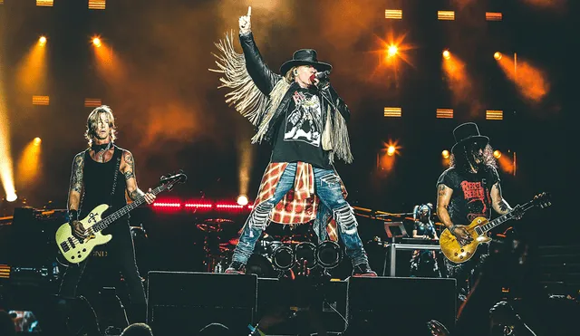 Guns N' Roses vuelve a Perú con Axl Rose y Slash.