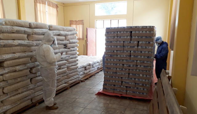 Donaciones de alimentos llegaron a tres distritos de la región Puno. Foto: Midis