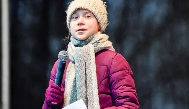 "El activismo funciona", dice Greta Thunberg a los jóvenes en Bristol. Foto: AFP.