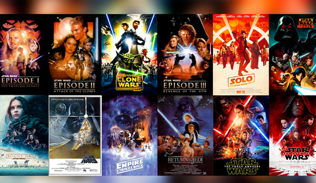 Star Wars: video resume todas las películas en tan solo cinco minutos