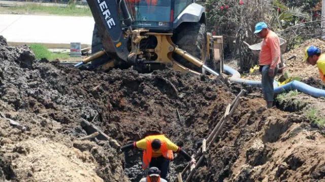 Inician obras de saneamiento en Chiclayo