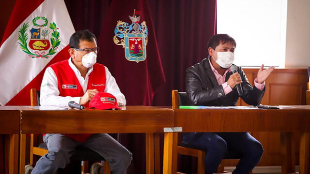 Gobernador Cáceres Llica le hizo el pedido al Ministro de Agricultura.