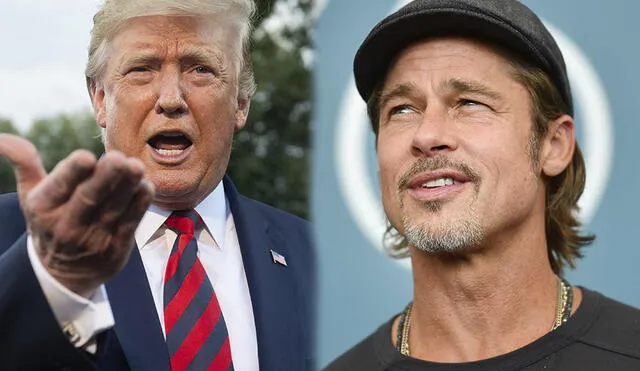 Brad Pitt acusa a Donald Trump de ser una amenaza