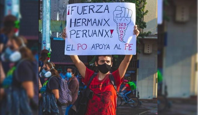En redes sociales, varios usuarios de Chile se han pronunciado sobre lo que sucede en Perú para mostrarles su apoyo a los que protestan. Foto: Twitter