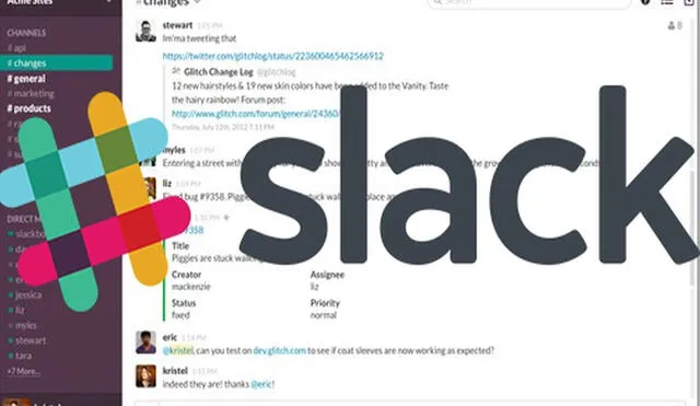 En México, España, Grecia, entre otras parten del mundo han reportado la caída de Slack. Foto: Slack