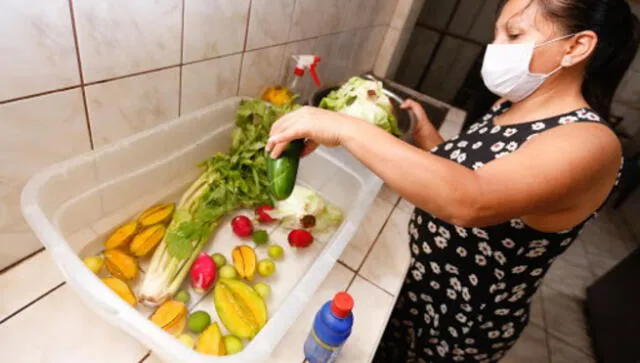 Es importante que los alimentos estén debidamente desinfectados antes de su consumo. (Foto: Sisol)