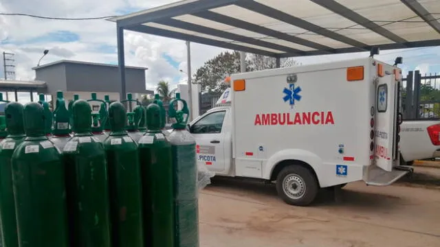 San Martín: entregan ambulancia y balones de oxígeno en Picota