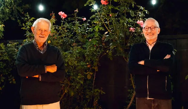 Paul Milgrom y Robert Wilson, ganadores del premio Nobel de Economía de 2020. Foto: EFE.