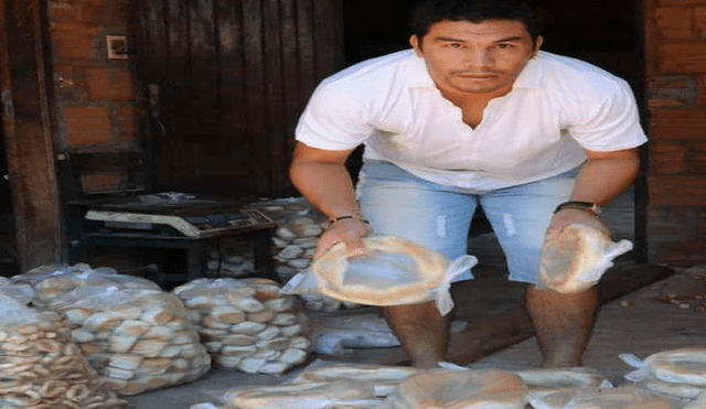 Luego de retirarse del fútbol, el paraguayo trabajó en su negocio de panadería. Foto: Difusión.