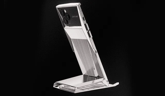 Conoce el nuevo iPhone 11 Pro inspirado en el Cybertruck de Tesla. | Foto: Caviar